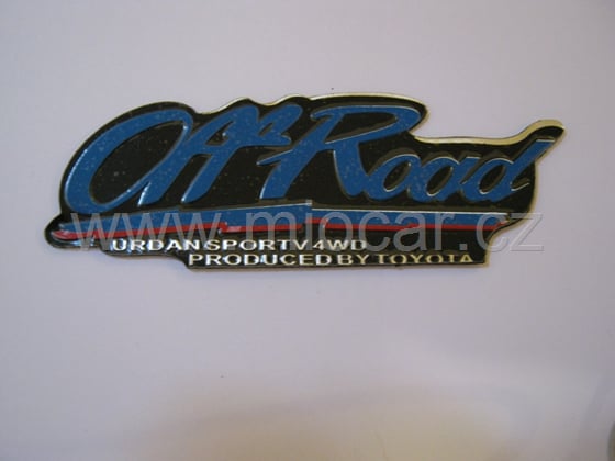 Alu samolepka OffRoad Toyota