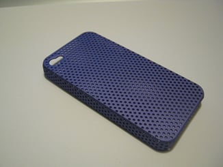 Apple iPhone zadní kryt  děrovaný MIX 7ks - Odolný fialový silikonový kryt pro Apple iPhone 4G, 4GS. Děrovaný design.