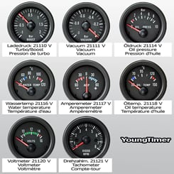 Přídavný ampermetr -60A - +60A Youngtimer - Ampermetr (3)