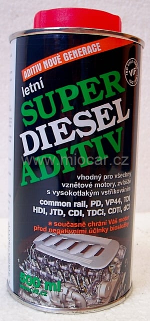 VIF SUPER DIESEL ADITIV, letní aditiva do nafty 500 ml