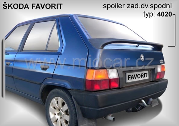 Škoda Favorit spodní křídlo