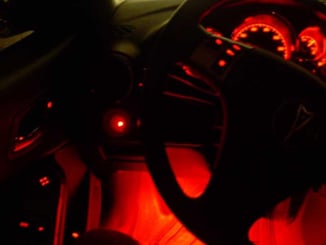 LED pásek / Strip boční - samolepící FLEXIBILE 60cm červený  - led strip možnost vužití . (11).jpg