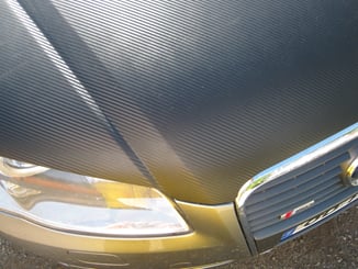 Polep vozů, motorek instalace 3D folií - Audi A4 fólia 3D (2)