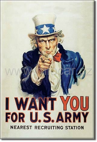 Magnetka Uncle Sam