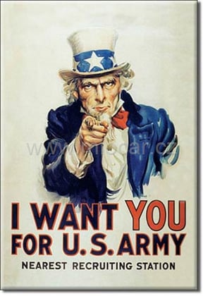 Magnetka Uncle Sam