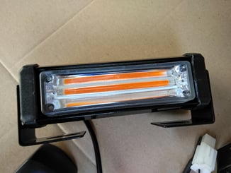 COB PREDÁTOR, LED stroboskopy 2x panel oranžový 12-24V - PREDÁTOR, stroboskopy