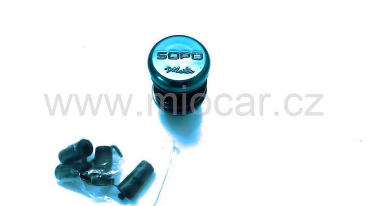 Hlavice řadící páky SOPO Moto modrá full