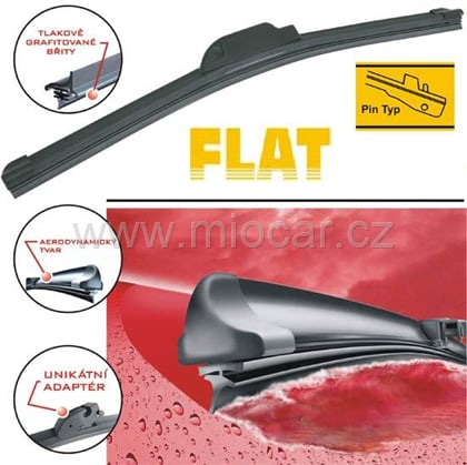 Stěrač bezramínkový FLAT AERO 650 mm