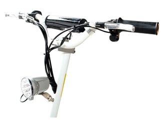 Elektrická koloběžka Freeride PRO 1000 W 48V, s volnoběžkou - Koloběžka freeride 1000W 48V bílá 10